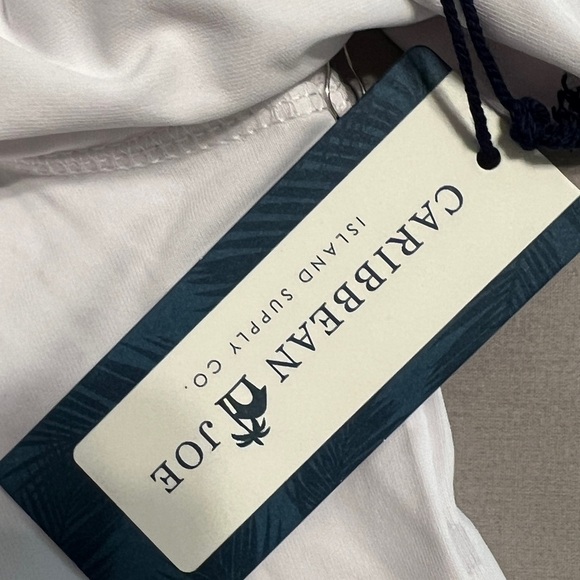 Caribbean Joe Men’s Swim Trunks Shorts & Fishing Camp Shirt Set / Size M UPF 50 - Picture 9 of 10